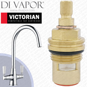 Lamona Victorian Swan TAP4802 Hot Tap Cartridge Compatible Spare (Howdens) - LMTAP480224
