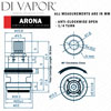 Lamona Arona Cold Tap Cartridge Diagram