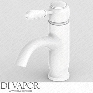 Victorian Plumbing Lancaster Traditional Matt White Single Lever Mono Basin Mixer Tap - LMW5T Spare Parts