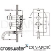 Crosswater LO1600RC Diagram