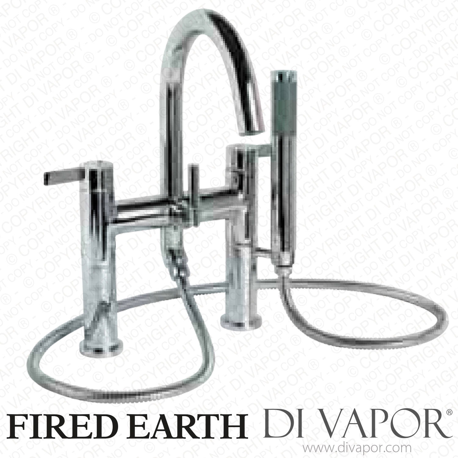 Fired Earth Deck mounted bath/shower mixer (LOGBSMIX) Spare Parts