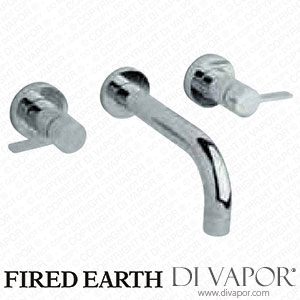 Fired Earth Wall mounted 3 hole bath filler (LOGBWALLSP) Spare Parts