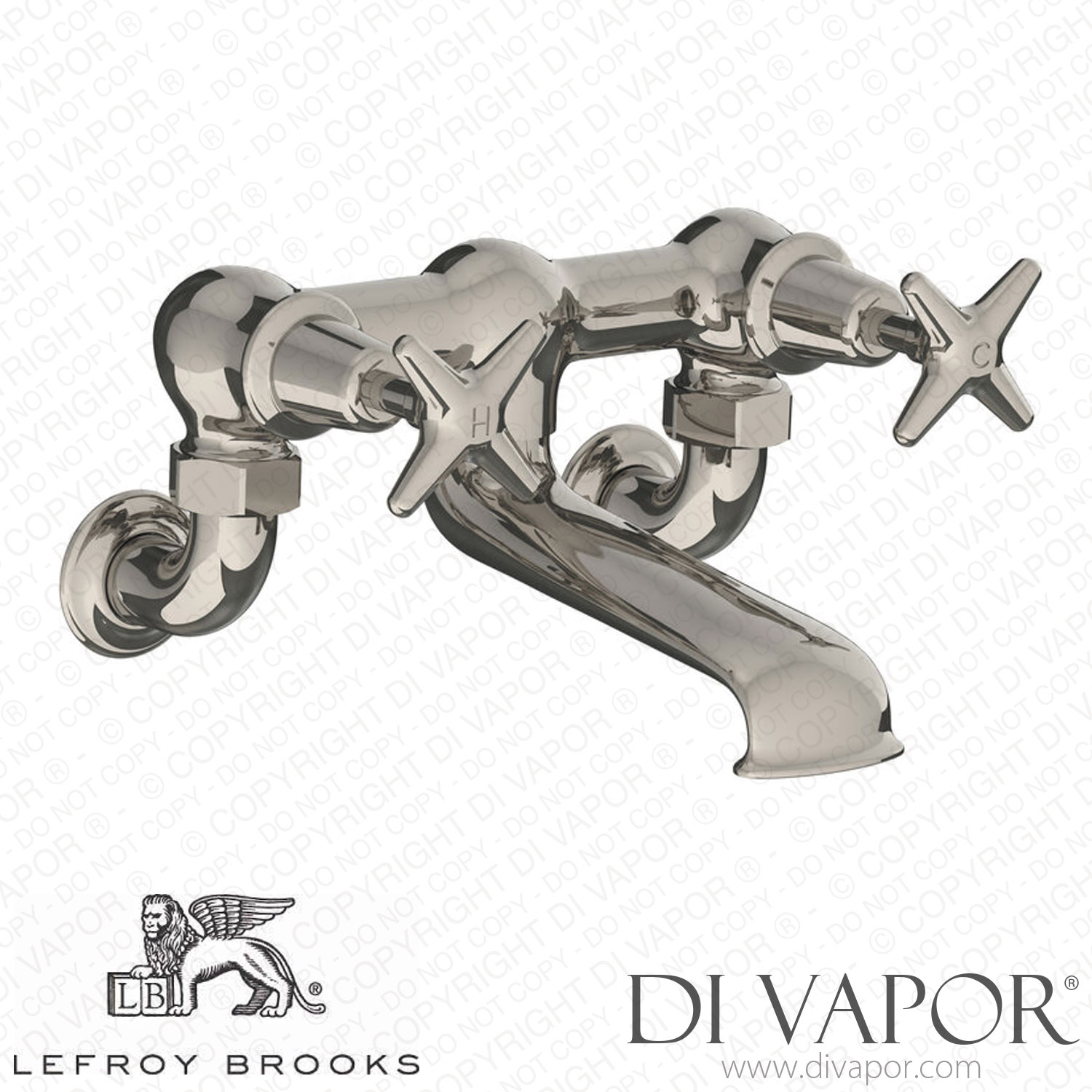 Lefroy Brooks Connaught Wall Mounted Bath Bridge Filler With Star Handles (Ls 1151) Spare Parts