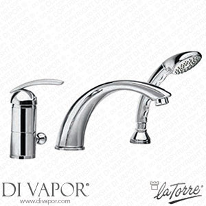 La Torre 10045 Starlight 3 Hole Deck Mount Bath Mixer Spare Parts