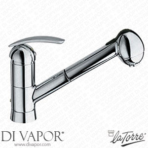 La Torre 10181 Starlight Sink Mixer with Extractable Shower Spare Parts