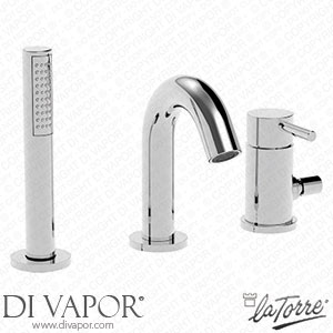 La Torre 12045 Newtech 3 Hole Bath Mixer Spare Parts