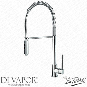 La Torre 12481 Towertech Single-Lever Sink Mixer with High Spout and Extendable Shower Head Spare Parts