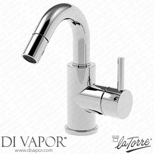 La Torre 12611 CS Newtech Single-Lever Bidet Mixer with High Spout and Drain Spare Parts