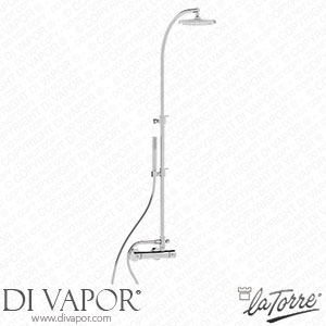 La Torre 12936 COL Newtech Esterno Doccia Termostatico Con Colonna Spare Parts