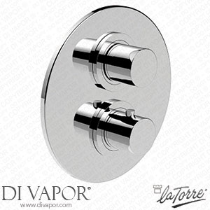 La Torre 12950 R2 Newtech Built-In Thermostatic Valve with Two Alternative Outlets Spare Parts