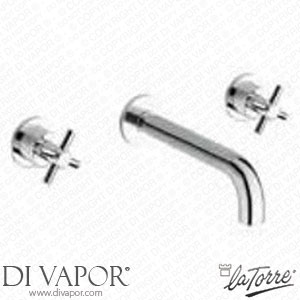 La Torre 14200 CROSS Towertech 3 Hole Wall Mounted Tap Spare Parts