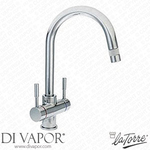 La Torre 14781 TO Towertech Brushed Nickel Kitchen Tap Spare Parts