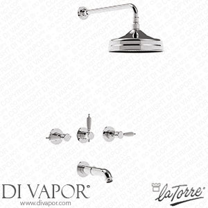 La Torre 15747 Imperial Built-In Bathtub Combination with D.20 Shower Head Spare Parts