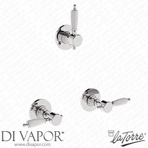 La Torre 15750 R Imperial Built-In Shower Taps with Bridge and 4-Way Diverter Spare Parts