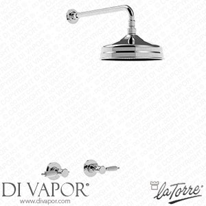La Torre 15750 SOFF KIT Imperial Shower Built-In Kit with 20 cm Shower Head Spare Parts