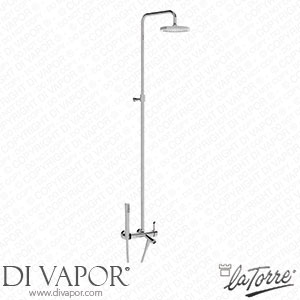 La Torre 17025 COL Konvex External Bath Mixer with Column and Shower Head Spare Parts