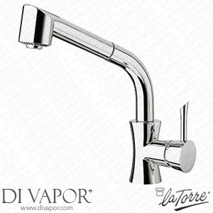 La Torre 17081 Konvex Single-Lever Sink Mixer with Pull-Out Shower Spare Parts