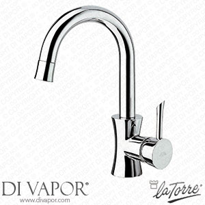 La Torre 17601 CS Konvex High Spout Basin Mixer with Waste Spare Parts