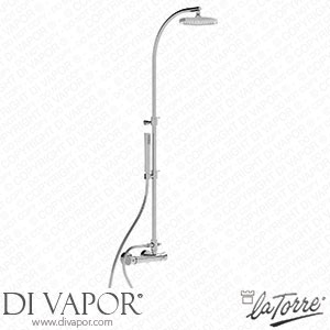La Torre 17936 COL Konvex External Thermostatic Shower with Column and Shower Head Spare Parts