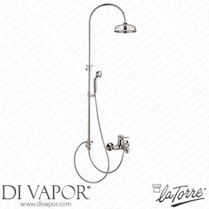 La Torre 22024 COL LEO Nobel External Bath Mixer with Shower Column Spare Parts