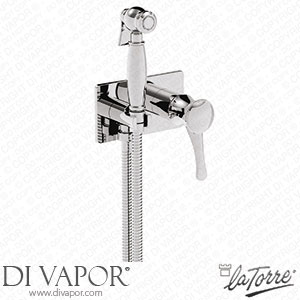 La Torre 22211 CA Shut Off Built-In Mixer with Hygienic Shower Spare Parts