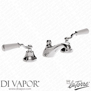 La Torre 23001 LE Leonardo III 3-Hole Washbasin Mixer with Drain Spare Parts