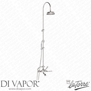 La Torre 23019 RU COL LE Leonardo III External Bath Group with Column Spare Parts