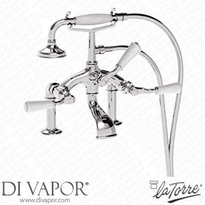 La Torre 23026 LE/180 Leonardo III External Bath Shower Mixer Tap Spare Parts