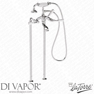 La Torre 23029 LE Leonardo III Floor Mounted Bath Group Spare Parts