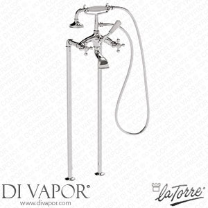 La Torre 23029 Leonardo Floor Mounted Bath Group Spare Parts