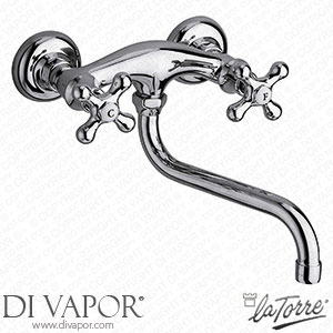 La Torre 23070 Leonardo Wall Sink Tap with Lower S Spout Spare Parts
