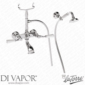 La Torre 23720/R - 150 LE Leonardo III Exposed Wall Mounted Bath Shower Mixer Tap Spare Parts