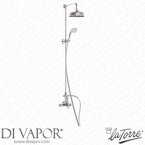 La Torre 23936 COL DEV Leonardo III External Thermostatic Shower with Column Spare Parts