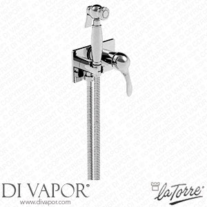 La Torre 24211 CA Shut Off Built-In Mixer with Hygienic Shower Spare Parts