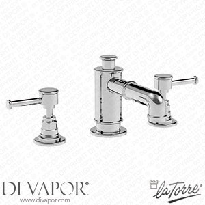 La Torre 25001 LE Victoria III 3-Hole Washbasin Mixer with Drain Spare Parts