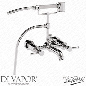 La Torre 25019/180 LE Victoria III External Tub without Duplex Hook (180 mm Centre Distance) Spare Parts