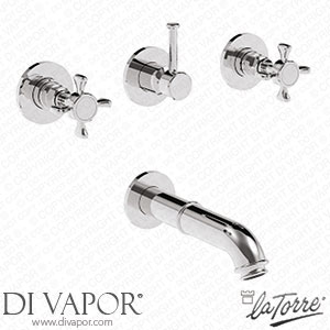 La Torre 25740 Victoria Built-In Bath Mixer with Diverter Spare Parts