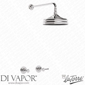 La Torre 25750 LE SOFF KIT Victoria III Shower Built-In Kit with 20 cm Shower Head Spare Parts