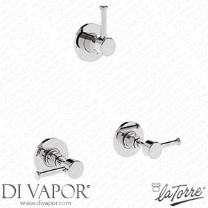 La Torre 25750 R LE Victoria III Built-In Shower Taps with Bridge and 4-Way Diverter Spare Parts
