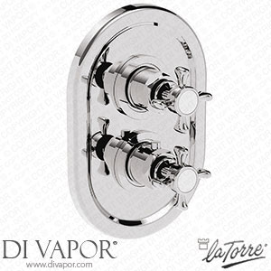 La Torre 25950 R3 Imperial Built-In Thermostatic Mixer with Three Alternative Outlets Spare Parts