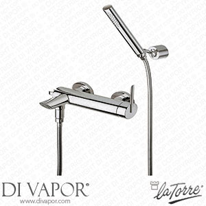 La Torre 26020 Oval External Bath Mixer with Adjustable Wall Hook Spare Parts