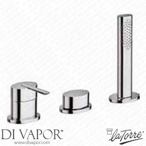 La Torre 26045 WS Ovaline 3 Hole Bath Shower Spare Parts
