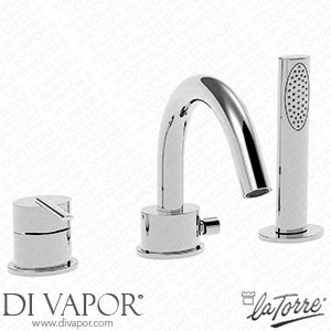 La Torre 26045 Oval 3 Hole Bath Mixer Spare Parts