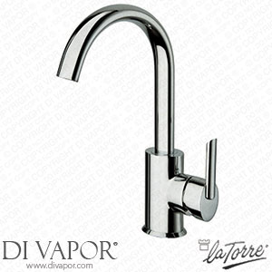 La Torre 26601 TC Oval High Spout Basin Mixer without Waste Spare Parts