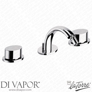La Torre 26813 CS Oval 3 Hole Bidet Combination with Drain Spare Parts