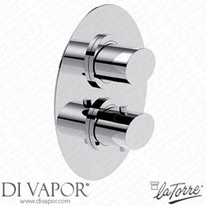 La Torre 26950 R2 Oval Built-In Thermostatic Valve with Two Alternative Outlets Spare Parts