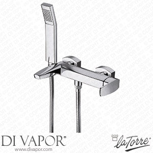 La Torre 31019 Study External Bath Mixer with Integrated Shower Support Spare Parts