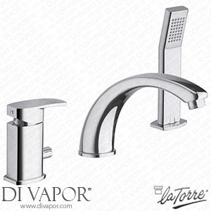 La Torre 31045 Study 3 Hole Bath Mixer Spare Parts