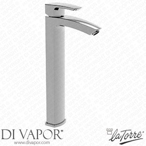 La Torre 31501 CS Studio Tall Bathroom Tap with Pop-Up Waste Spare Parts