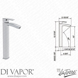 La Torre 31502 TC Studio Lavatory Tap with Aerator Spare PParts